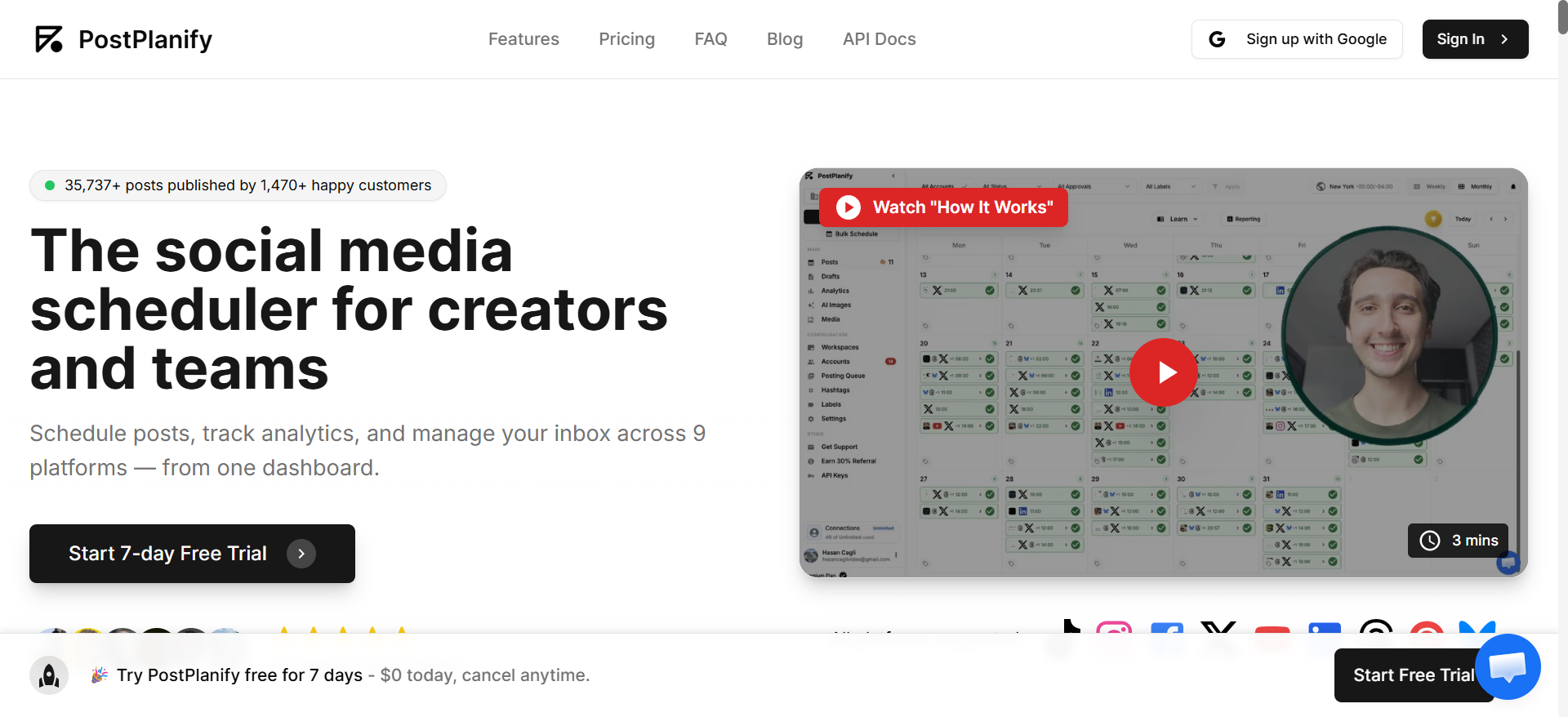 PostPlanify screenshot