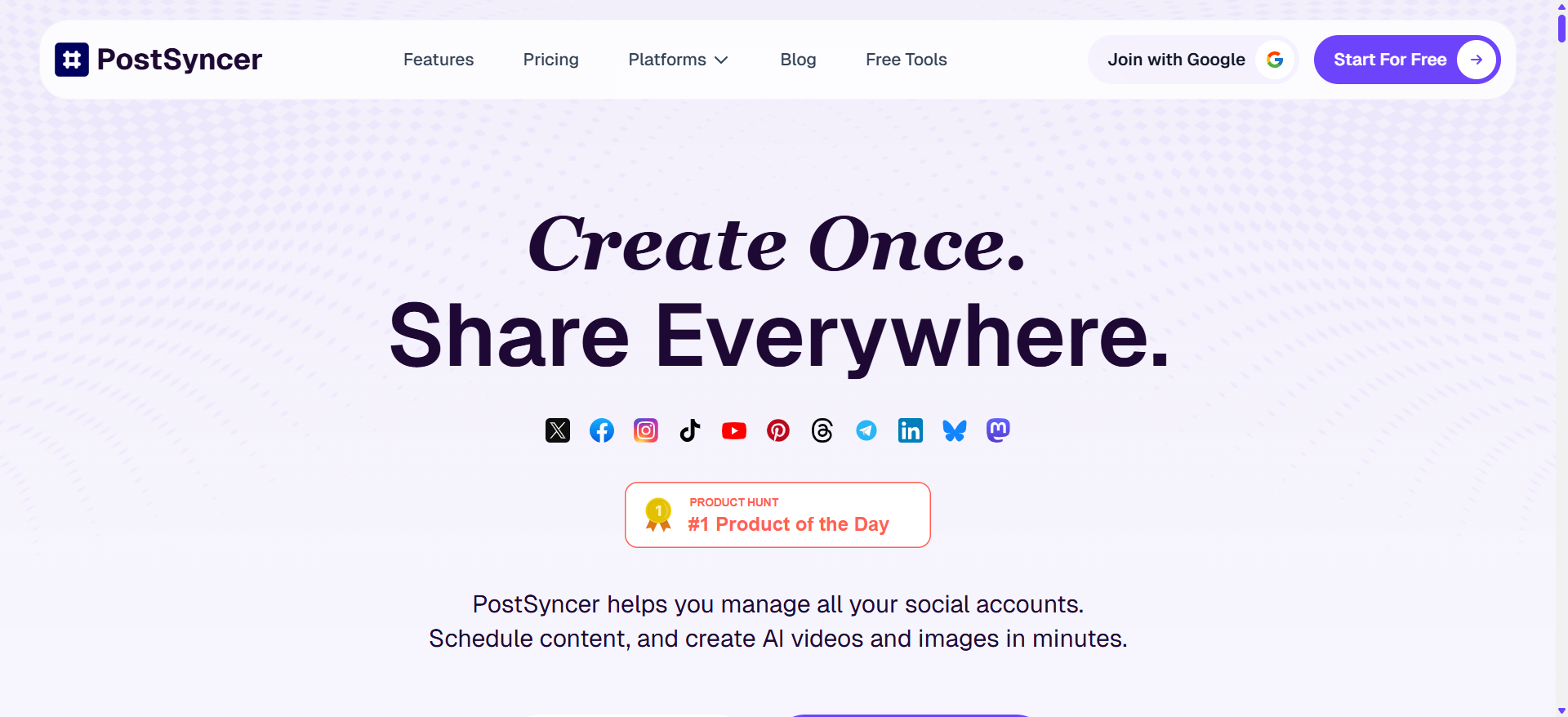 PostSyncer screenshot