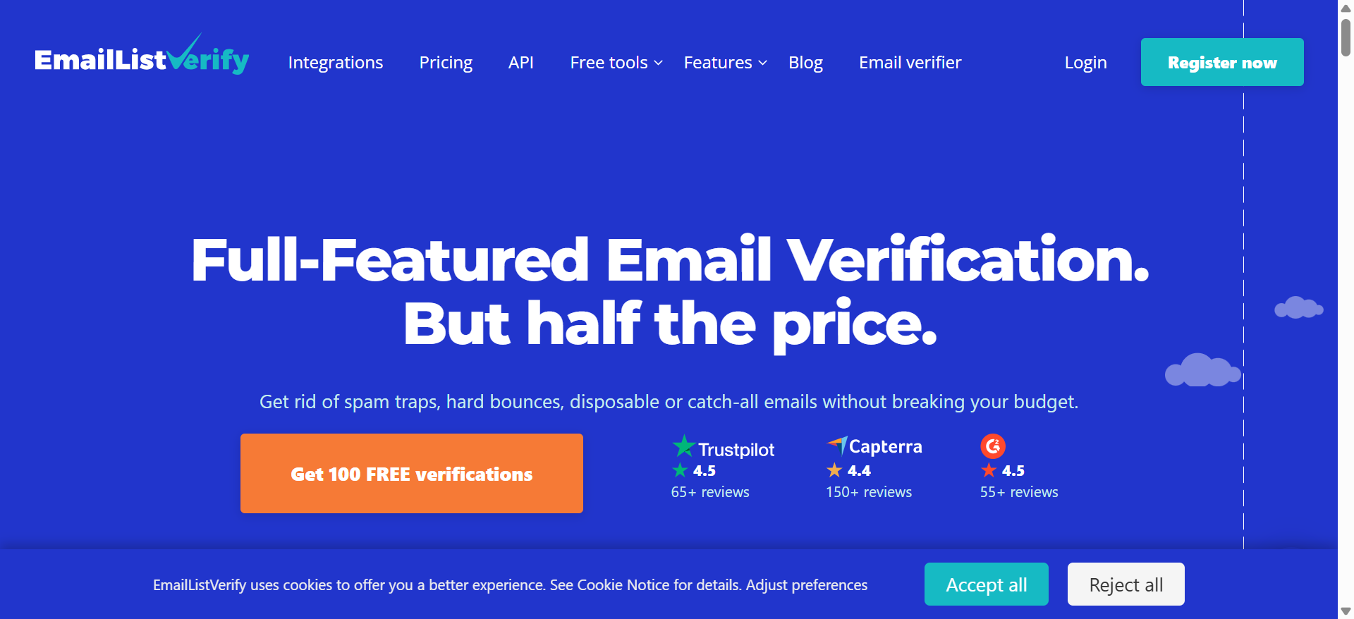 EmailListVerify screenshot
