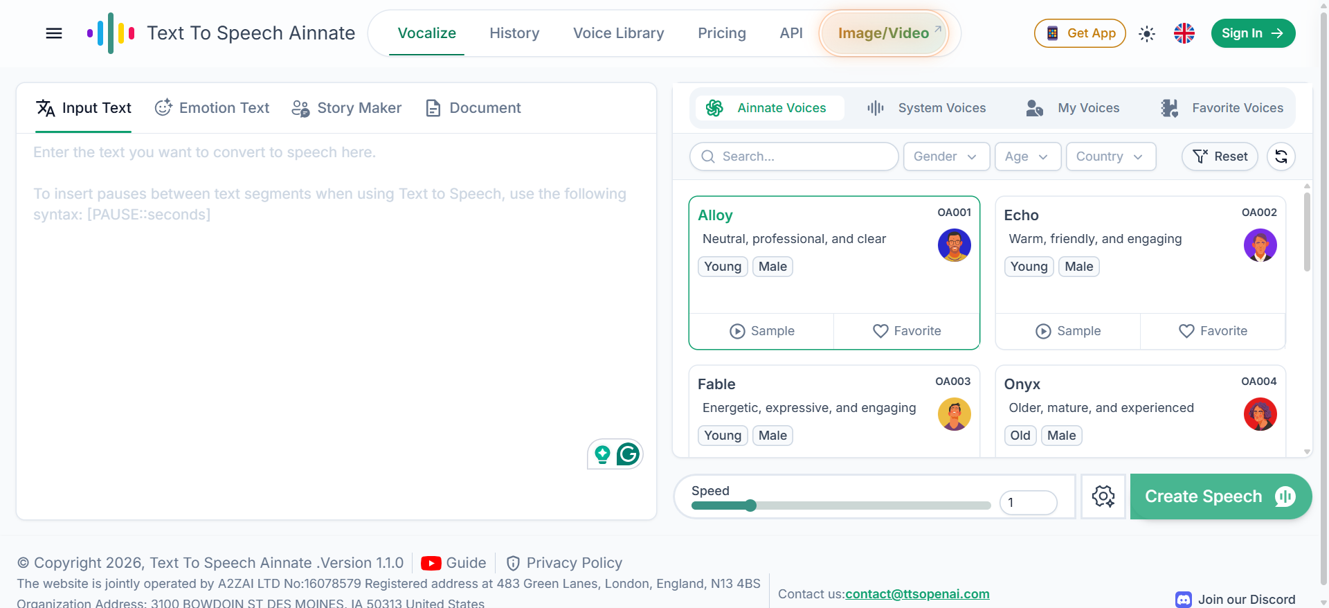 TTSOpenAI screenshot