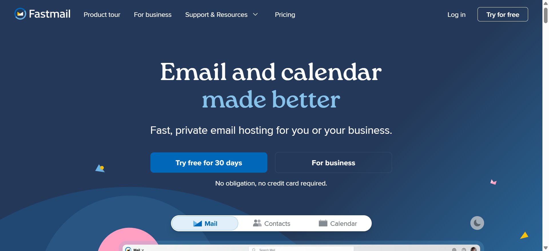 Fastmail screenshot