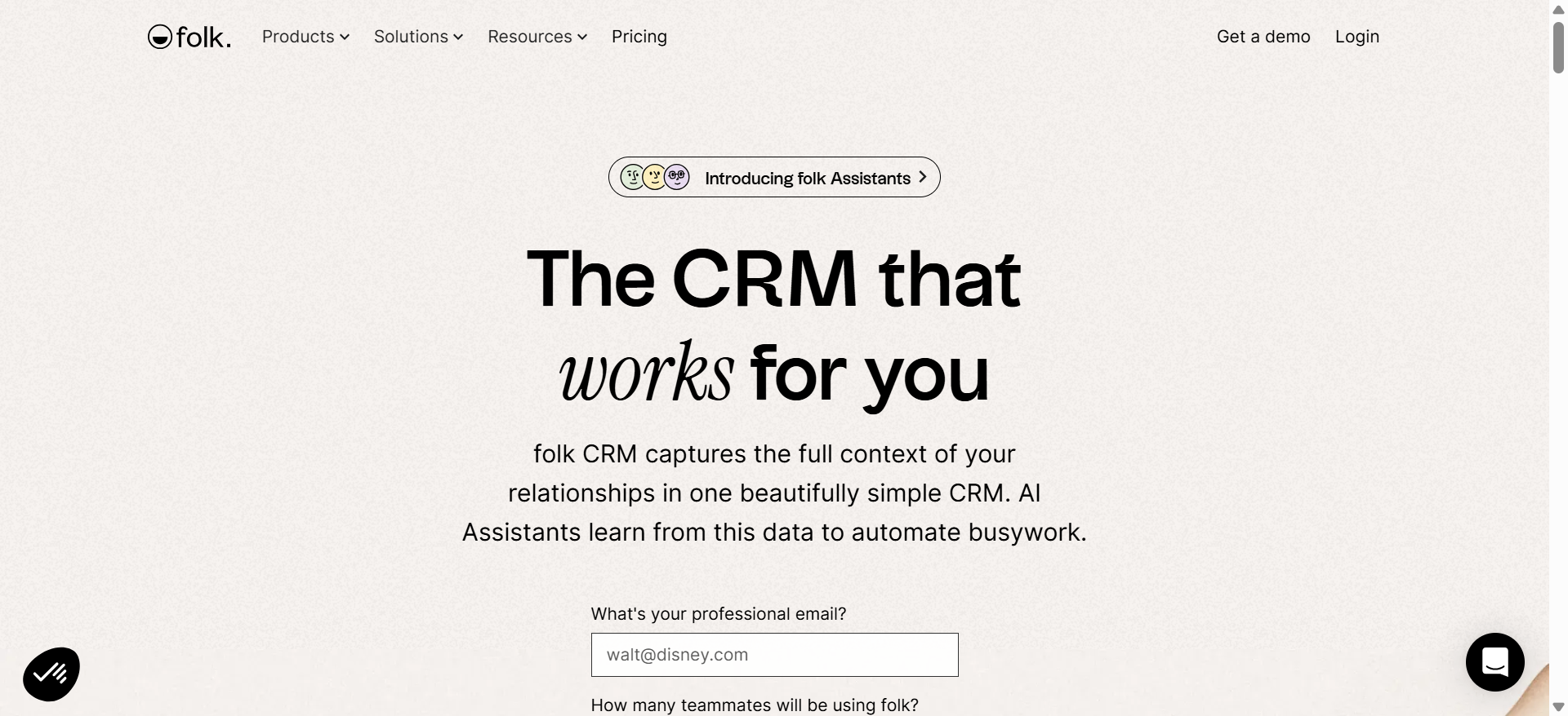 Folk screenshot